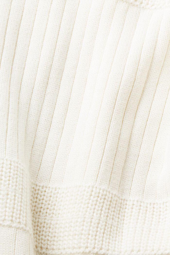 Gebreide trui met motiefmix, OFF WHITE, detail image number 7