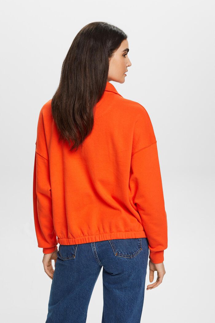 Sweater van fleece, BRIGHT ORANGE, detail image number 3