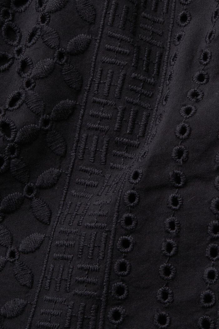 Short met borduursels, LENZING™ ECOVERO™, BLACK, detail image number 5