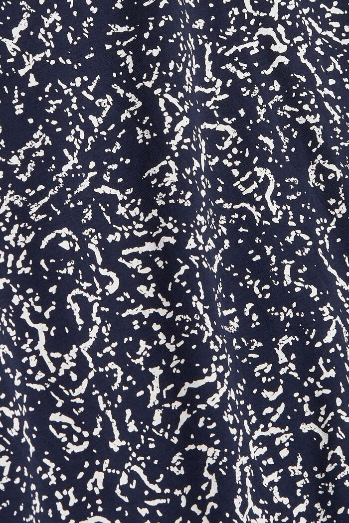 T-shirt imprimé en coton bio, NAVY BLUE, detail image number 1