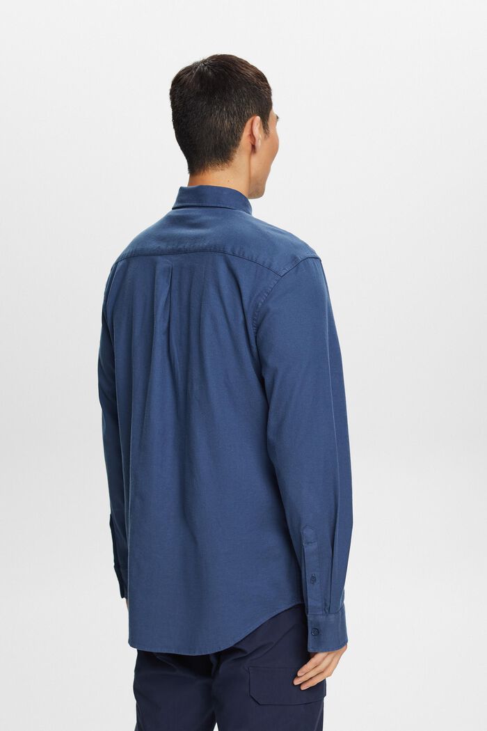 Twill regular fit-overhemd, GREY BLUE, detail image number 3