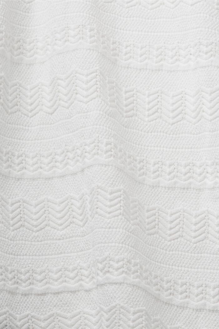 Pull-over à manches courtes, WHITE, detail image number 4