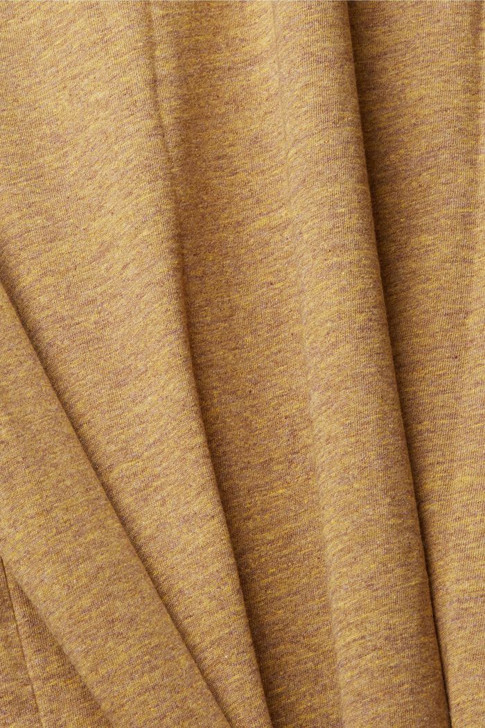 T-Shirts Slim Fit, DUSTY YELLOW, detail image number 4