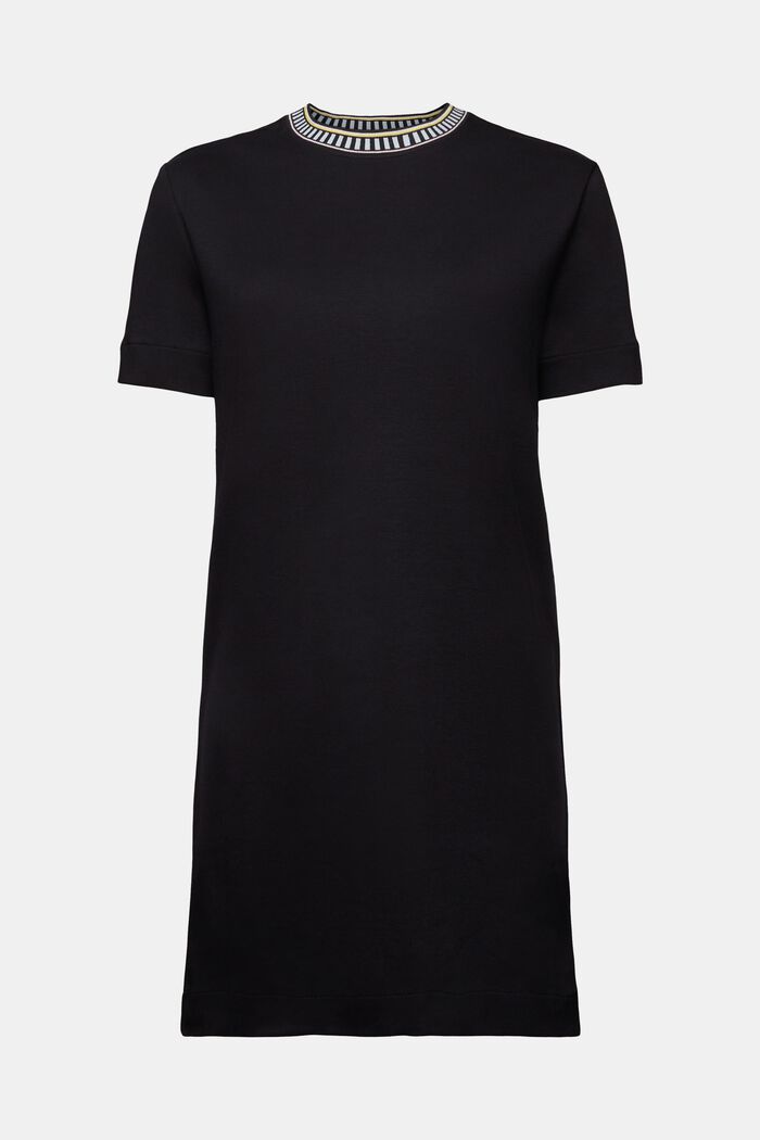 Mini-robe à manches courtes, BLACK, detail image number 5