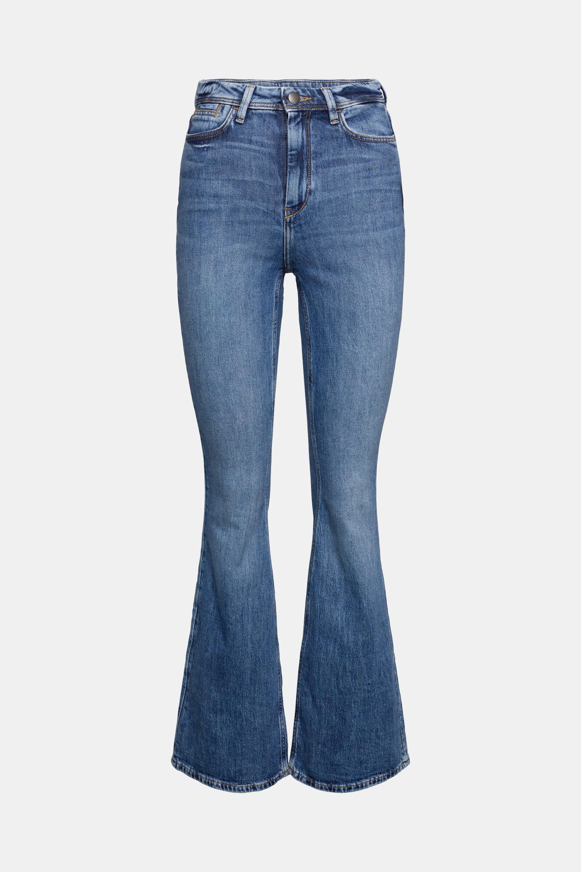 Miinto Femme Vêtements Pantalons & Jeans Jeans Bootcut jeans Flared Jeans Bleu Taille: W28 L32 Femme 