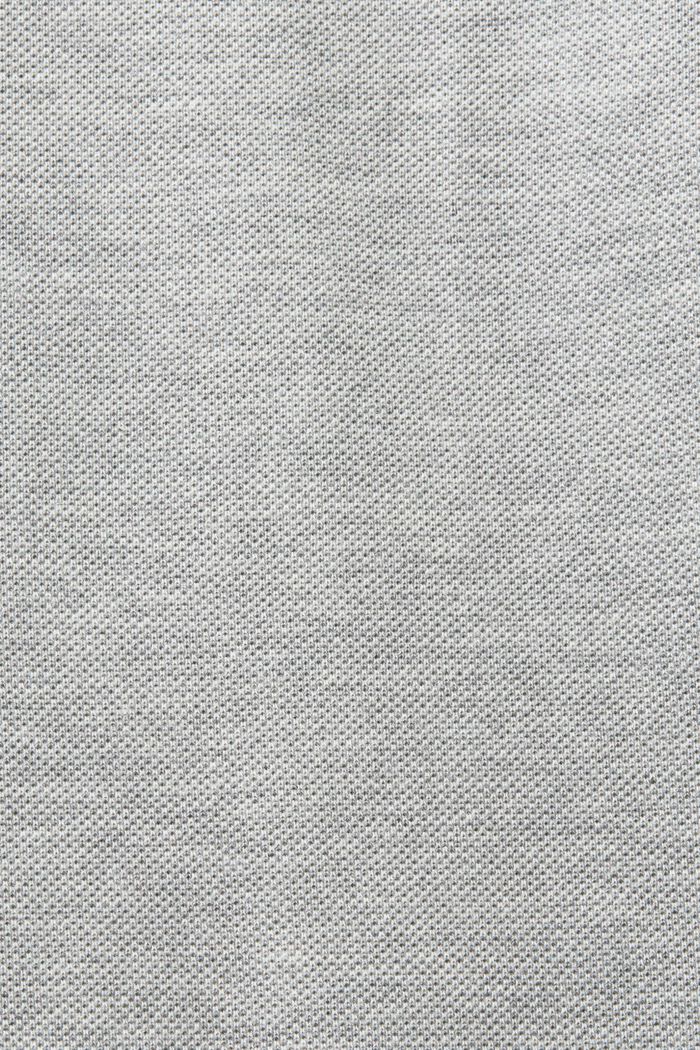 Poloshirt van pimakatoen-piqué, LIGHT GREY, detail image number 5