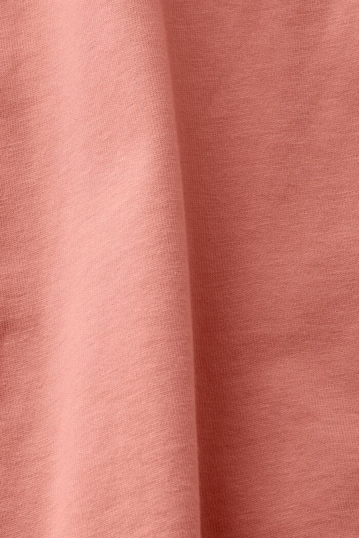 T-shirt van organic cotton met print, PINK, detail image number 4