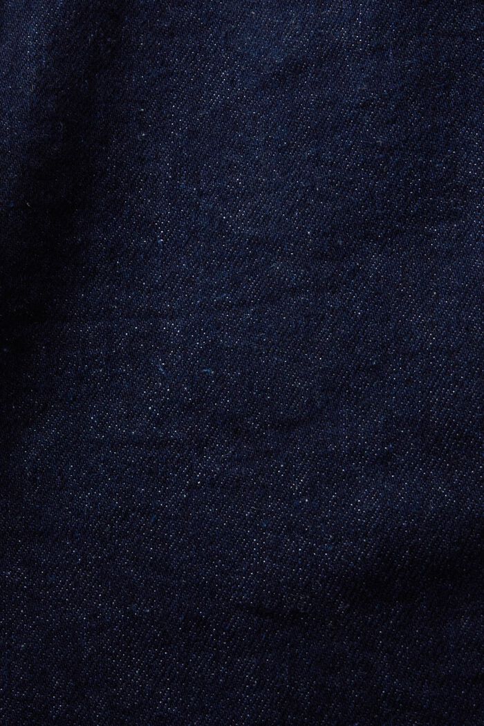 Jeans met middelhoge taille en rechte pijpen, BLUE RINSE, detail image number 6