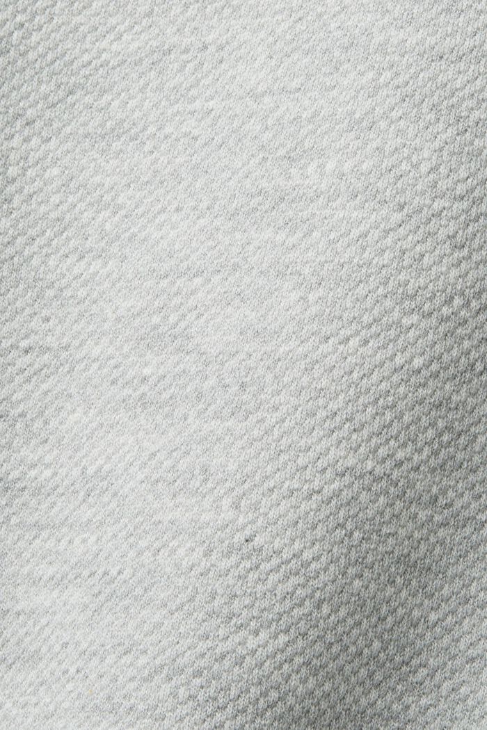 Fleece sweatshirt met mesh logo, LIGHT GREY, detail image number 5