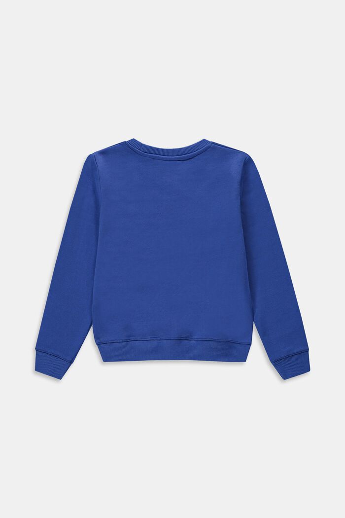 Sweatshirt van katoen met print, BLUE LAVENDER, detail image number 1
