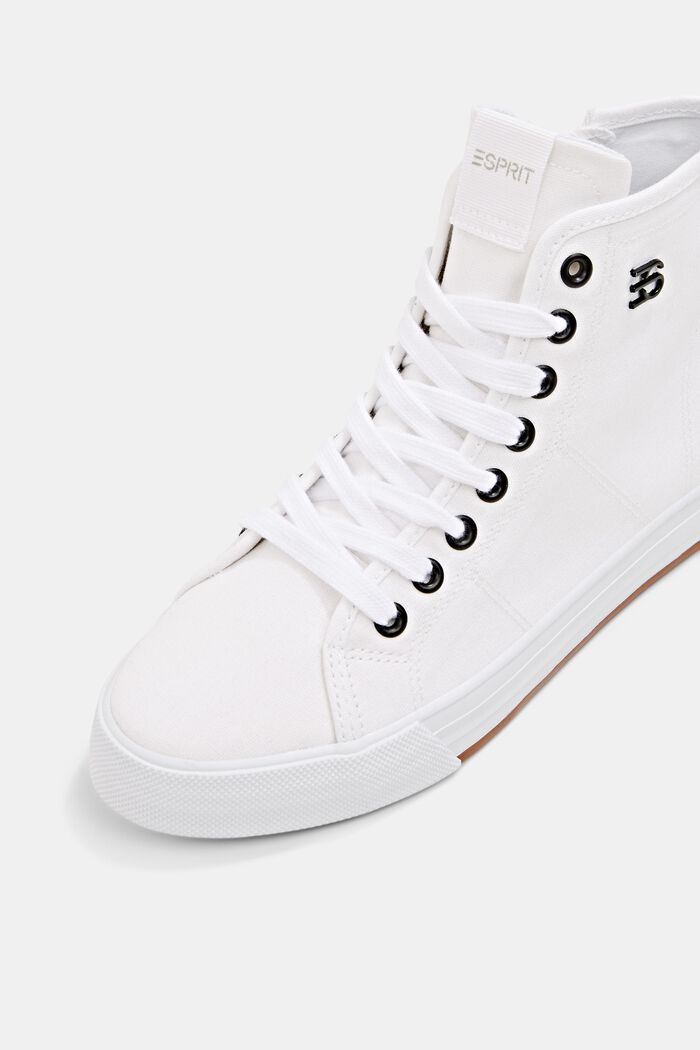 Sneakers met een hoge schacht, WHITE, detail image number 4