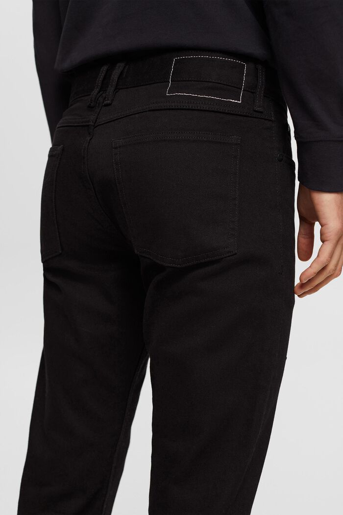 Slim fit-jeans, BLACK RINSE, detail image number 4