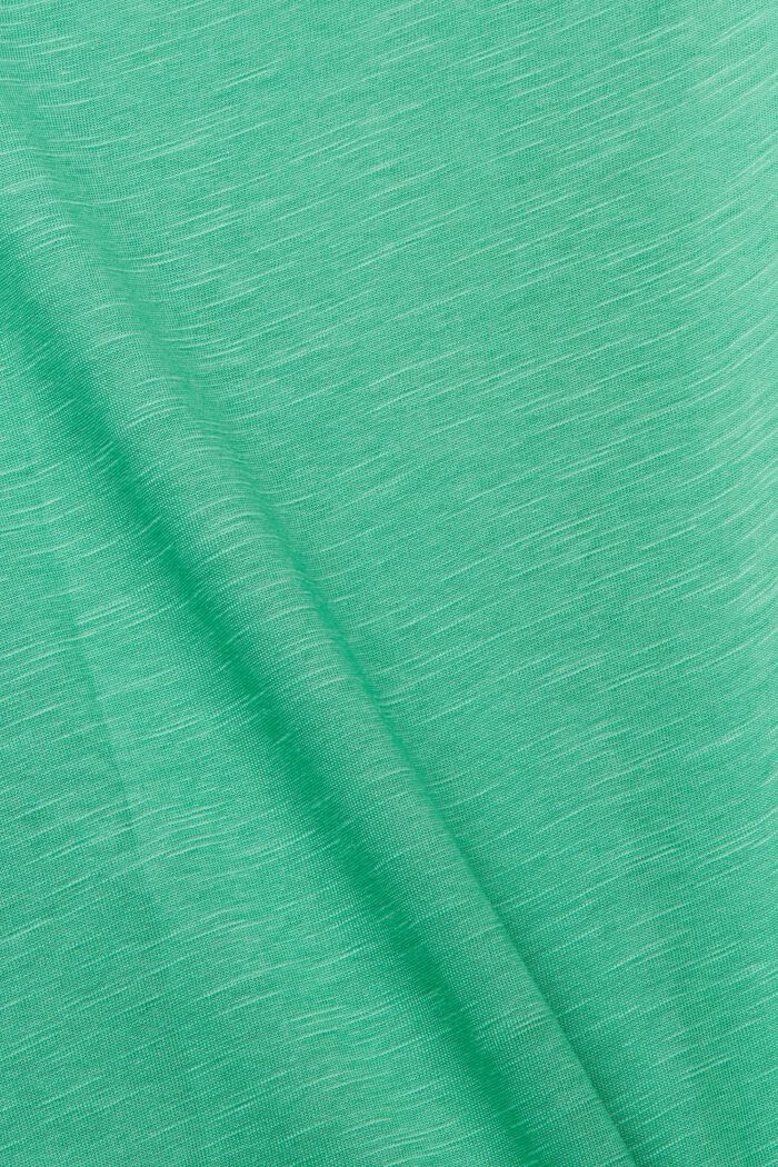 T-shirt met V-hals, GREEN, detail image number 1