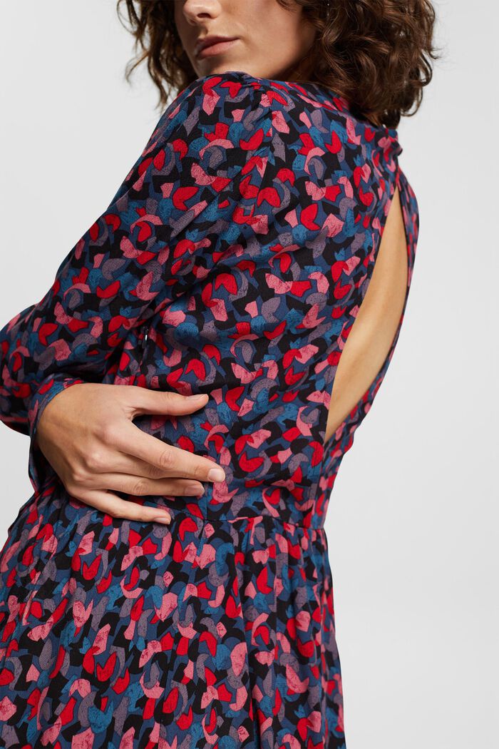 Midi-jurk met print all-over, PINK, detail image number 2