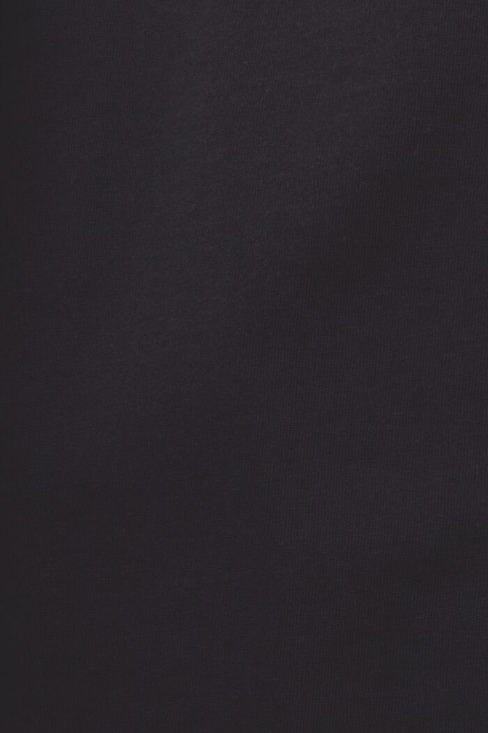 Uniseks organic cotton-jersey T-shirt met print, BLACK, detail image number 6