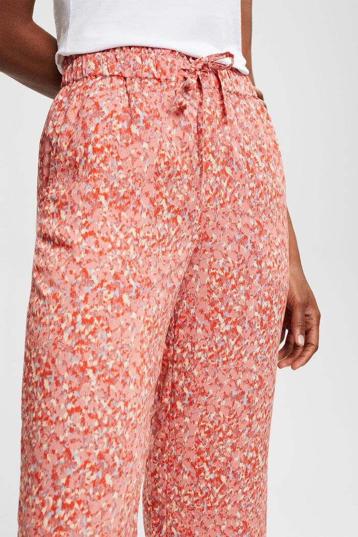 Pantalon de pyjama à motif petits pois, LENZING™ ECOVERO™, TERRACOTTA, detail image number 2