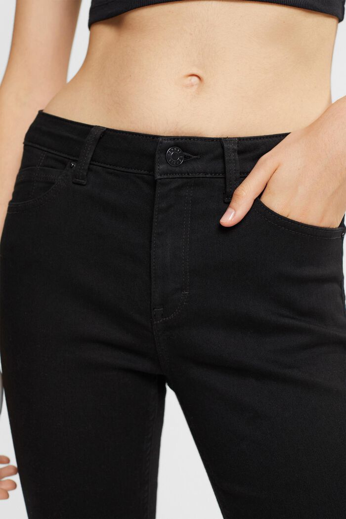 Jeans van een katoenmix met comfortabele stretch, BLACK RINSE, detail image number 0