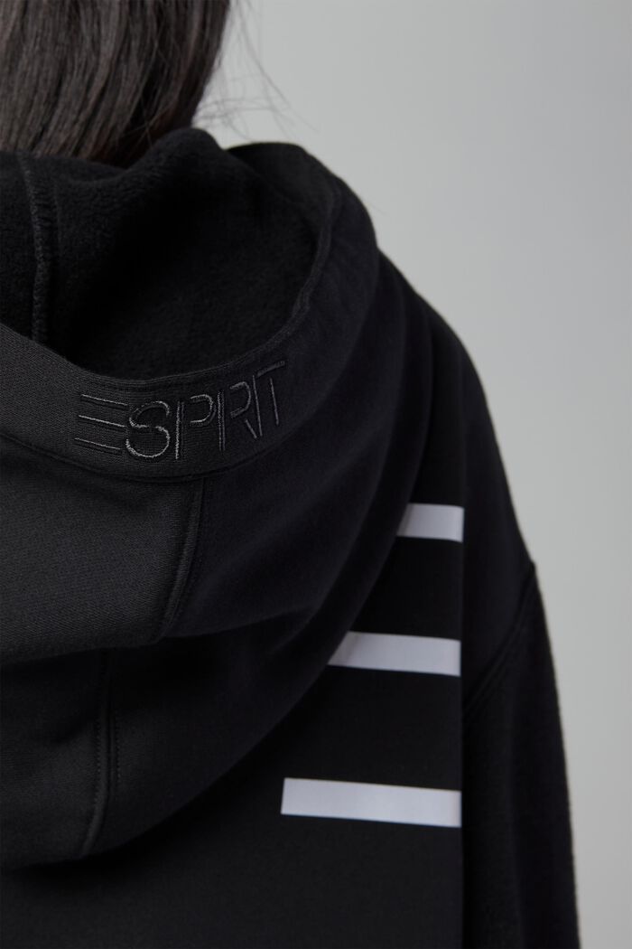 Uniseks sweatshirt met patchworklook, BLACK, detail image number 5