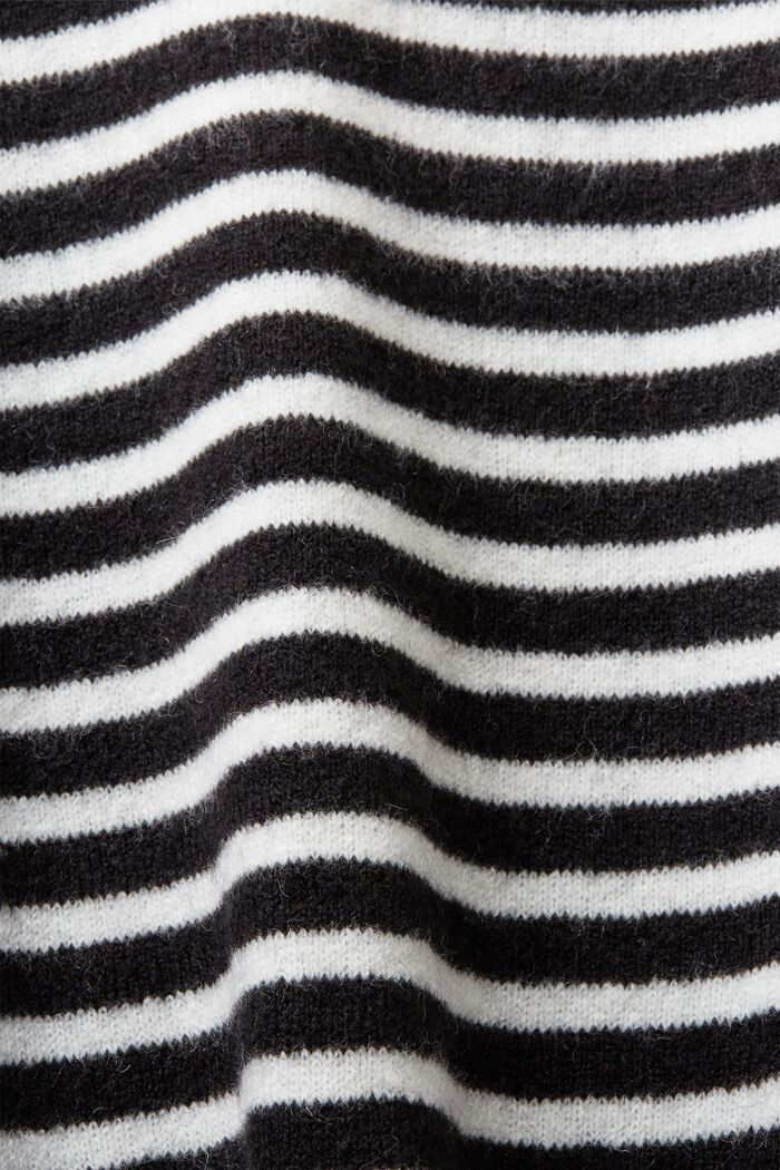 Gebreide trui met blousonmouwen, NEW BLACK, detail image number 5