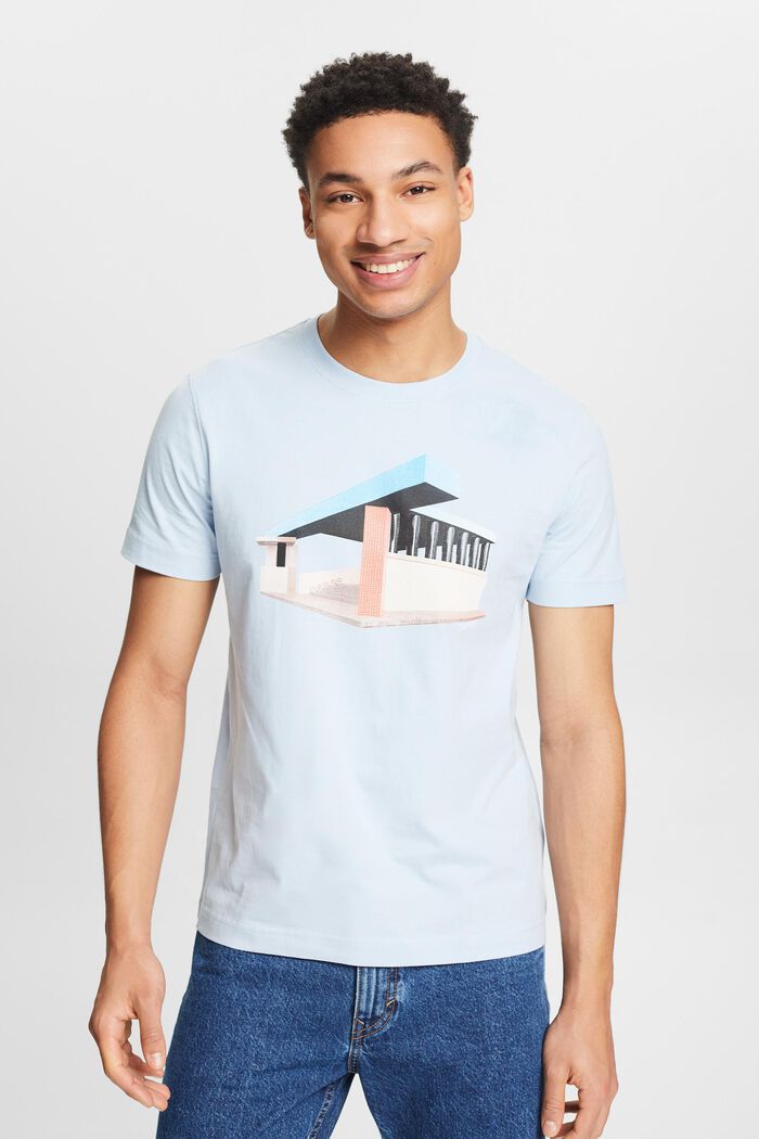Grafisch  T-shirt met print, LIGHT BLUE, detail image number 0