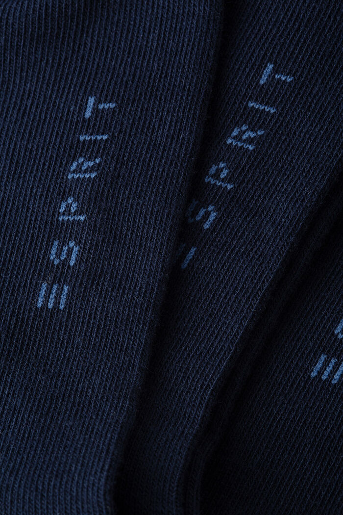Set van vijf paar sokken van een katoenmix, MARINE, detail image number 1