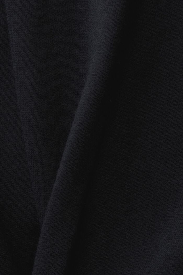 Gebreid vest, BLACK, detail image number 4