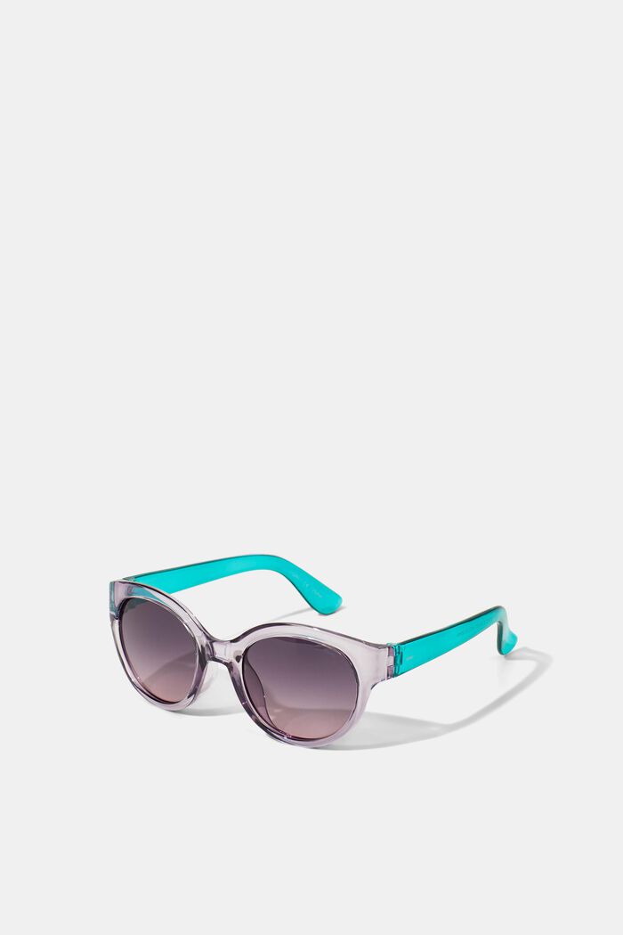 Ronde zonnebril met kleurverloop, PURPLE, overview