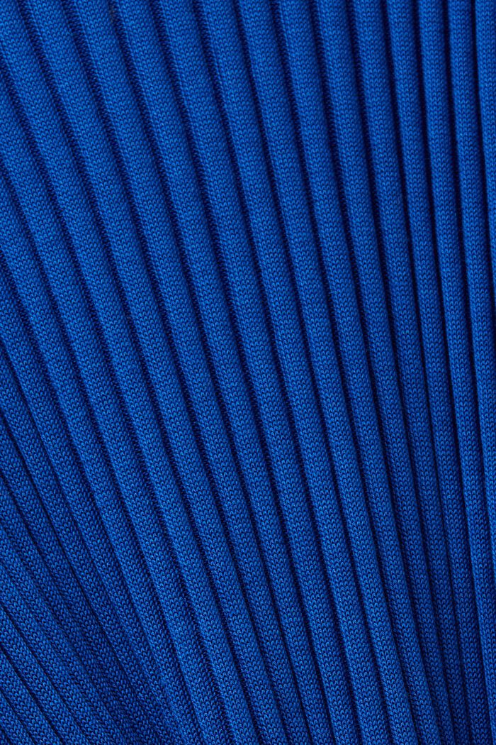 Pull-over en maille côtelée, BRIGHT BLUE, detail image number 5