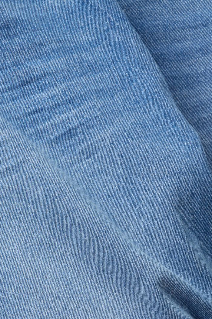 Jean taille haute de coupe Dad, BLUE LIGHT WASHED, detail image number 6