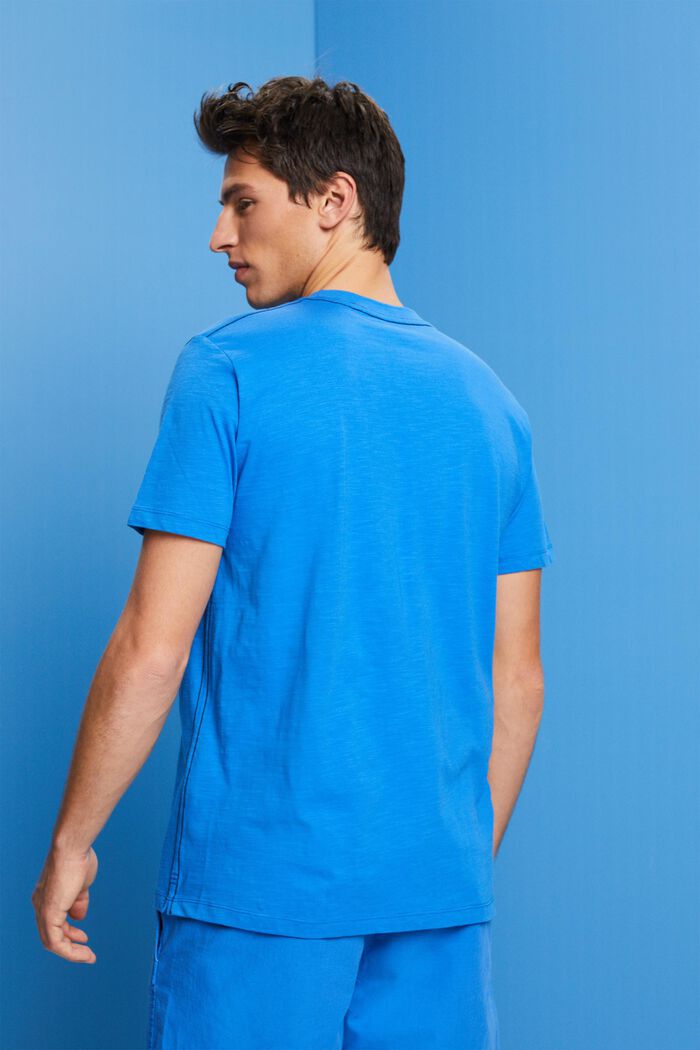 T-shirt van katoen-jersey, BRIGHT BLUE, detail image number 3