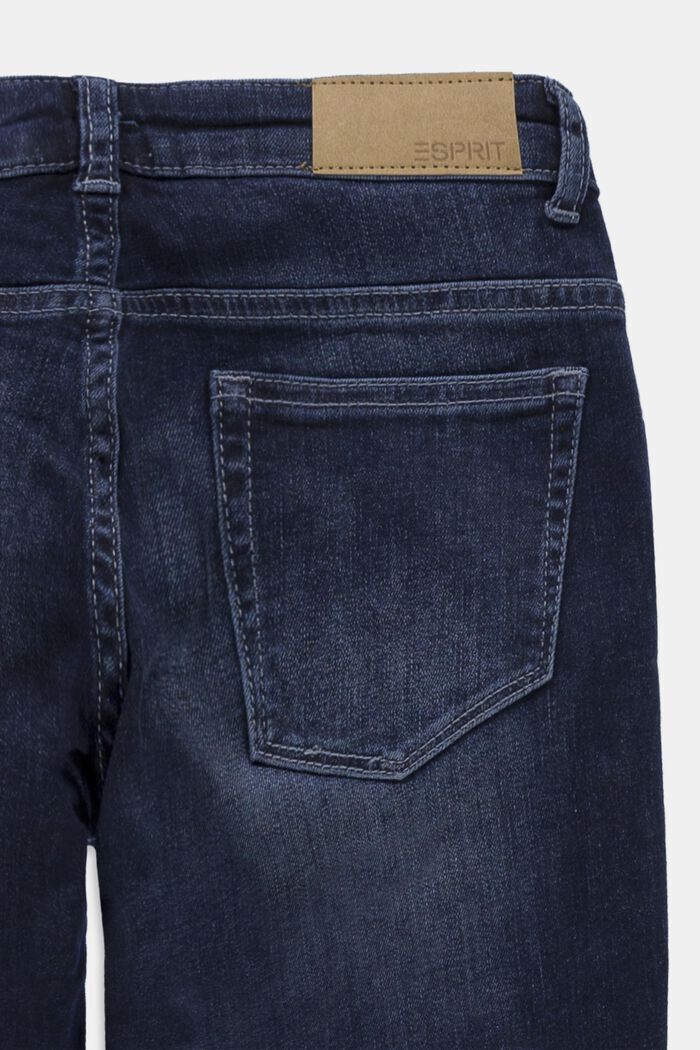 Reflecterende jeans met verstelbare band, BLUE DARK WASHED, detail image number 2