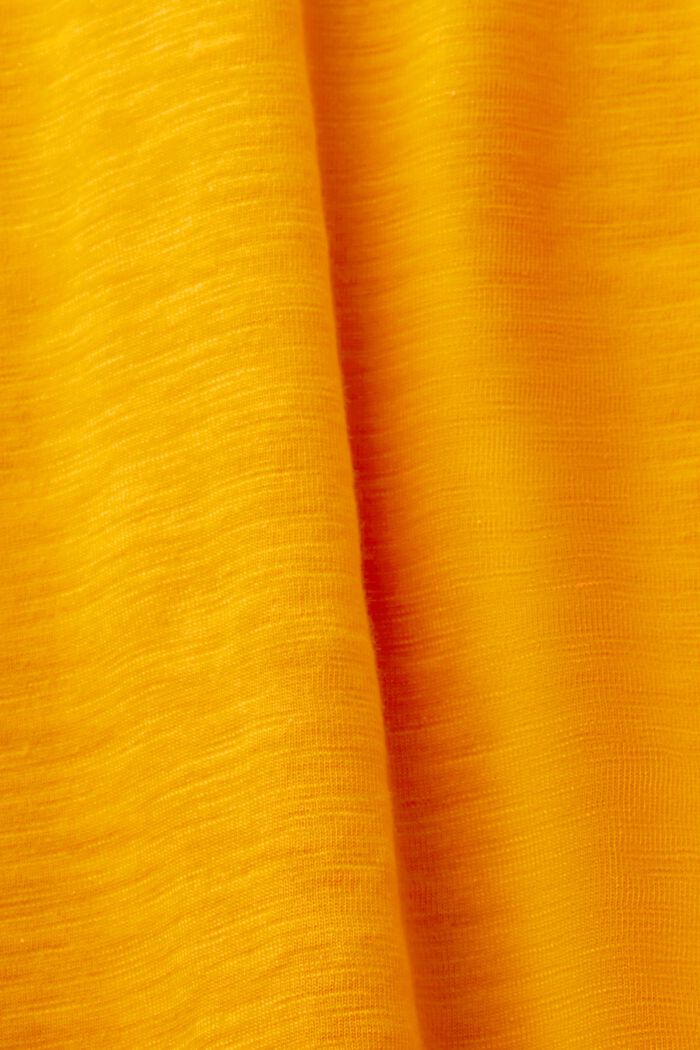 Basic jersey top met lange mouwen, GOLDEN ORANGE, detail image number 5