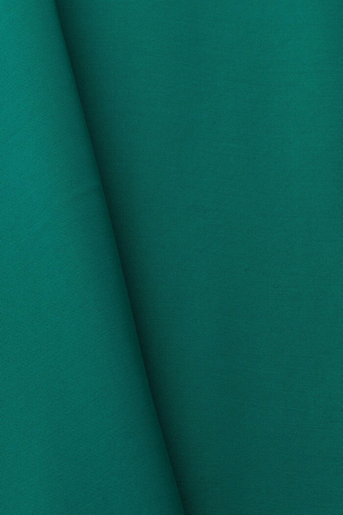 Robe longueur midi en satin, EMERALD GREEN, detail image number 5