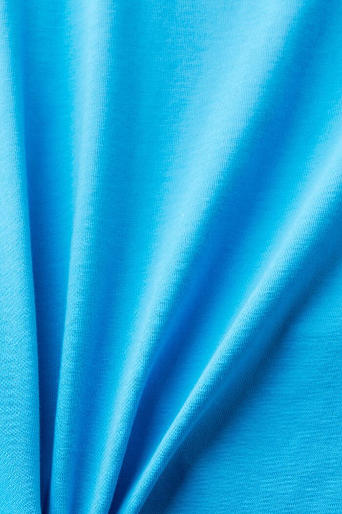 T-shirt à col ras-du-cou cintré à la taille, BLUE, detail image number 5
