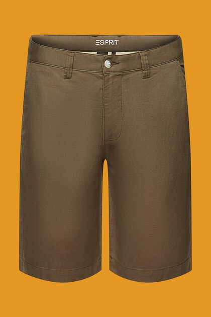 Short de style chino, DUSTY GREEN, overview