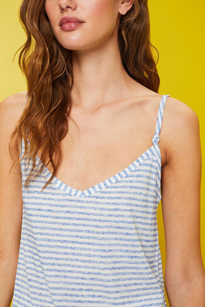 Gerecycled: jersey camisole, BRIGHT BLUE, detail image number 2