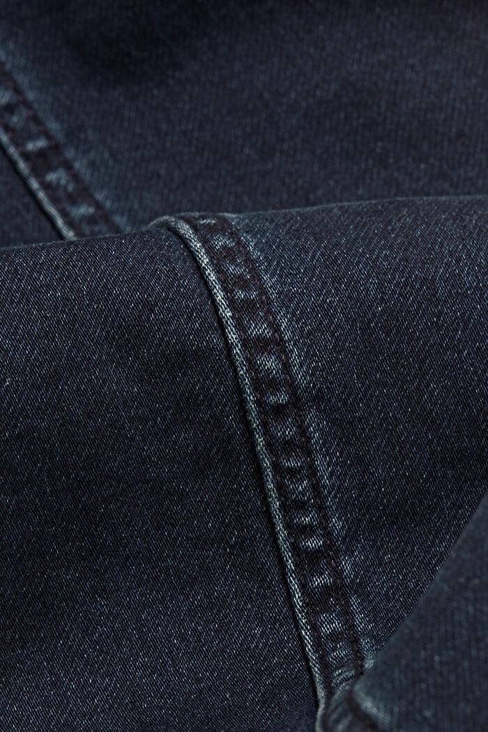 Jean stretch en coton biologique mélangé, BLUE RINSE, detail image number 0