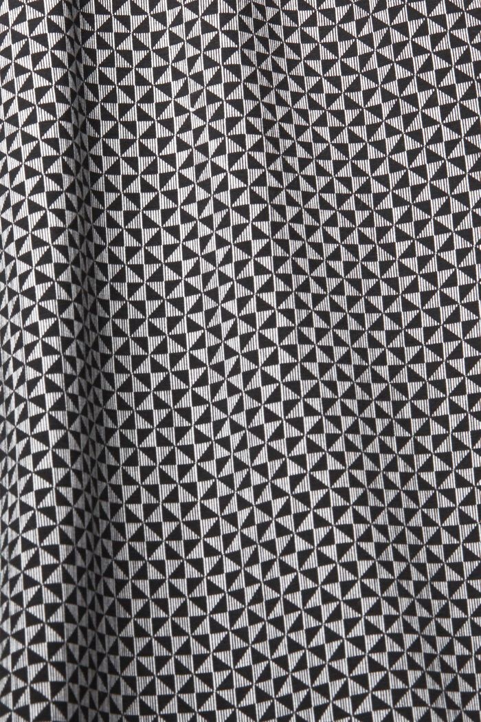 Jersey broek met print en kant, BLACK, detail image number 5