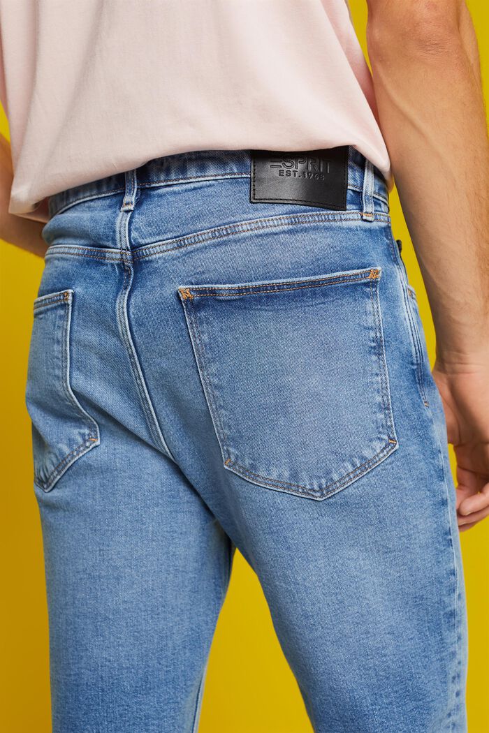 Relaxte jeans met een slim fit, BLUE MEDIUM WASHED, detail image number 2