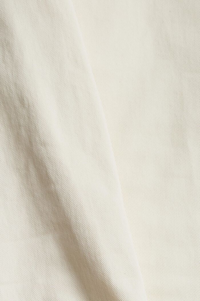 Pantalon stretch à détail zippé, OFF WHITE, detail image number 1