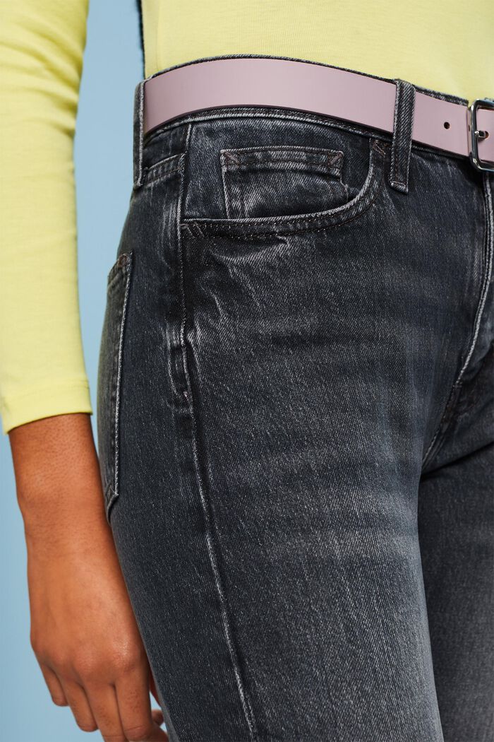 Klassieke retro jeans, BLACK MEDIUM WASHED, detail image number 4