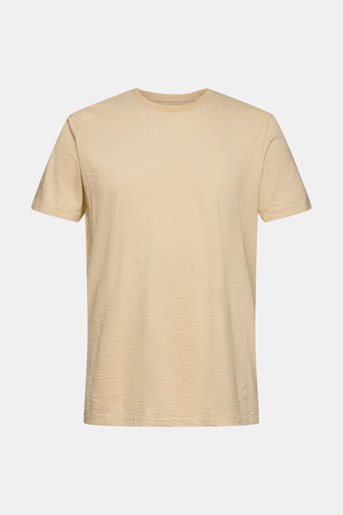 T-shirt en jersey à motif à rayures, SAND, detail image number 5