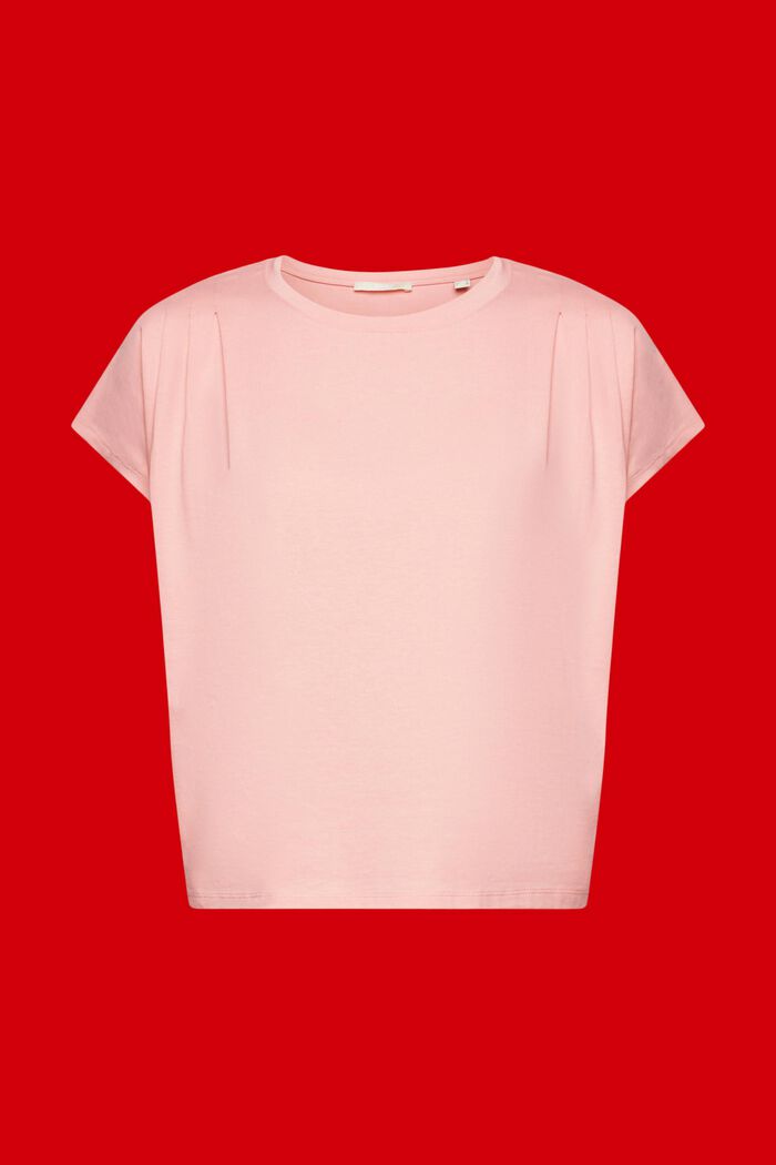 T-shirt à détail plissés, PINK, detail image number 5