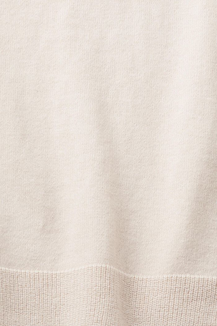 Gebreide trui met korte mouwen, PASTEL PINK, detail image number 5