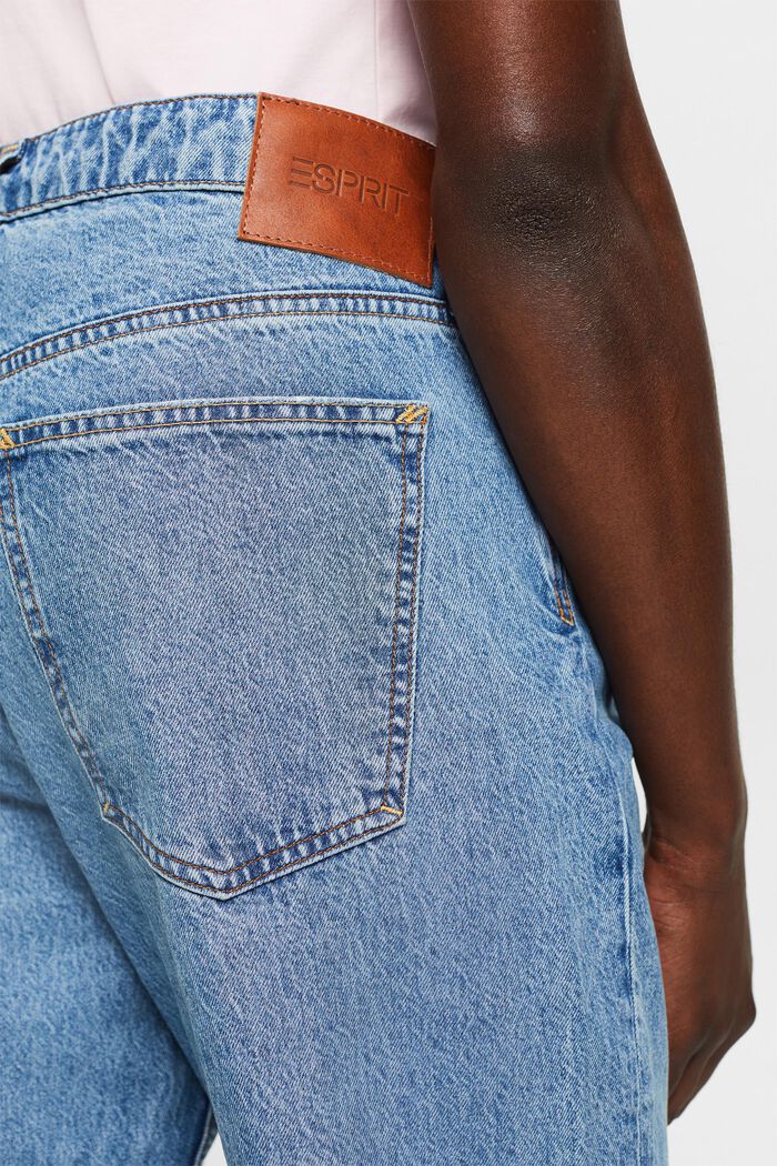 Casual retro jeans met middelhoge taille, BLUE LIGHT WASHED, detail image number 3