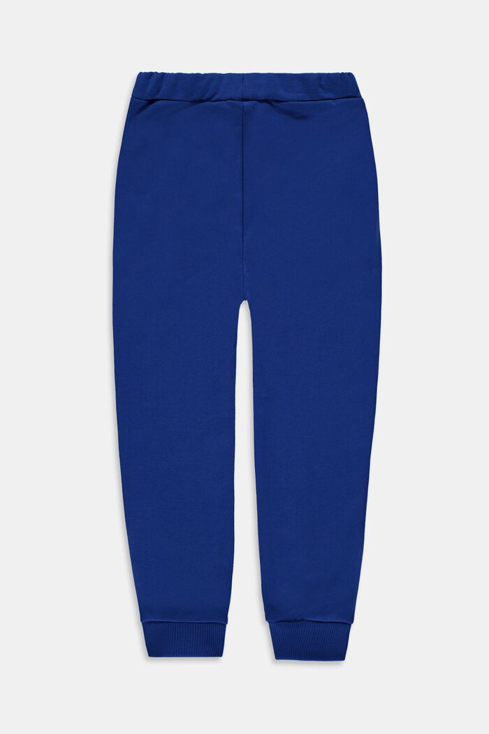 Pantalon molletonné 100 % coton, BRIGHT BLUE, detail image number 1