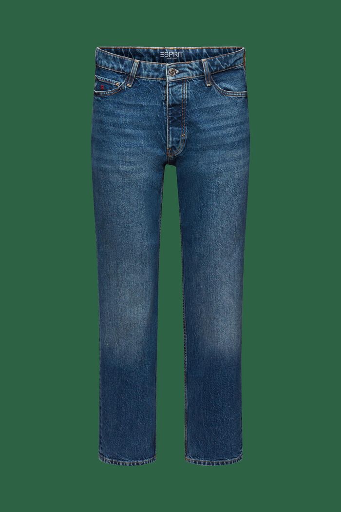 Casual retro jeans met middelhoge taille, BLUE MEDIUM WASHED, detail image number 6