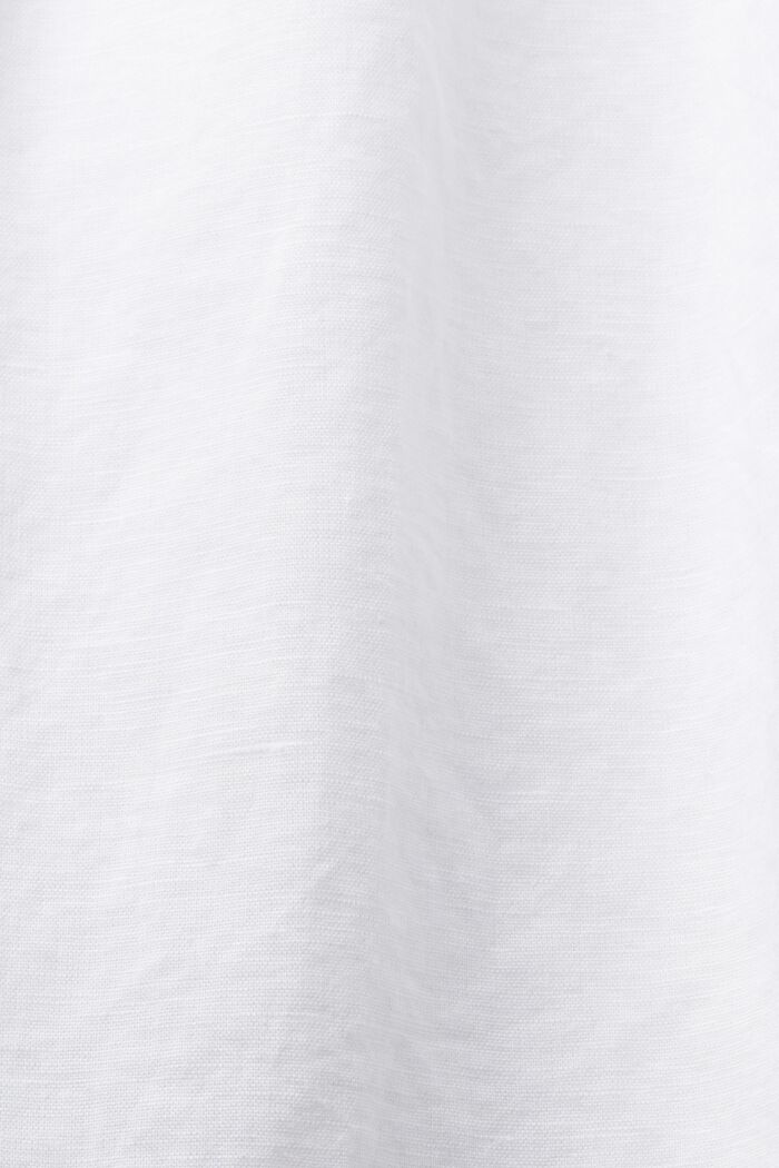 Mouwloze, gesmokte blouse, WHITE, detail image number 4
