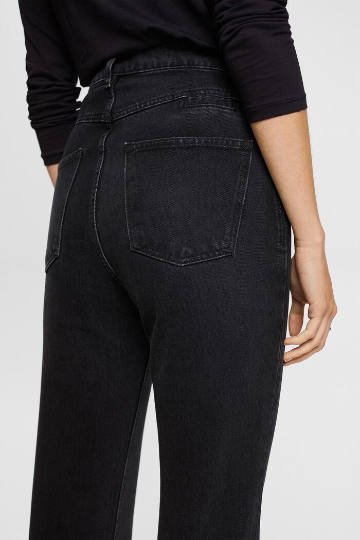 Retro uitlopende jeans, BLACK DARK WASHED, detail image number 3