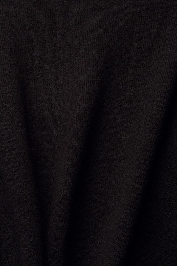 Met wol: zachte trui, BLACK, detail image number 1